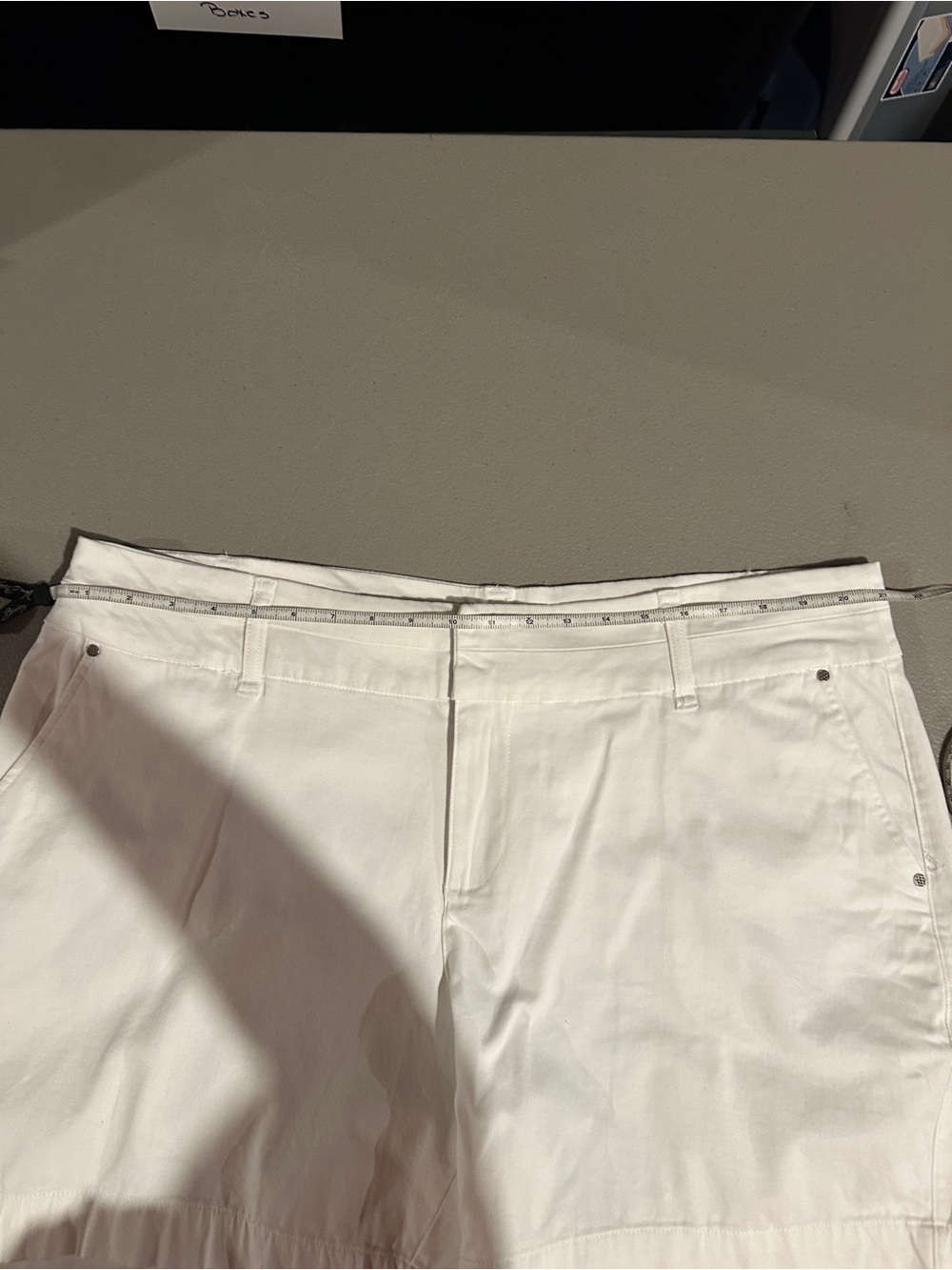 Classic White Women's Shorts - Picture 7 of 7